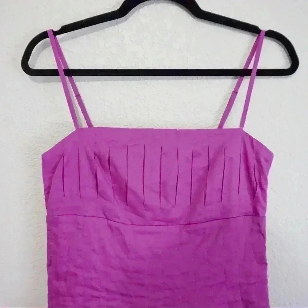Isaac Mizrahi Fushia Summer Party Cocktail Dress - Picture 2 of 5